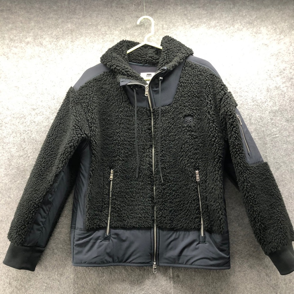 Under Armour The Swacket Full Zip Sherpa Fleece Jacket Mens Medium Black Outdoor